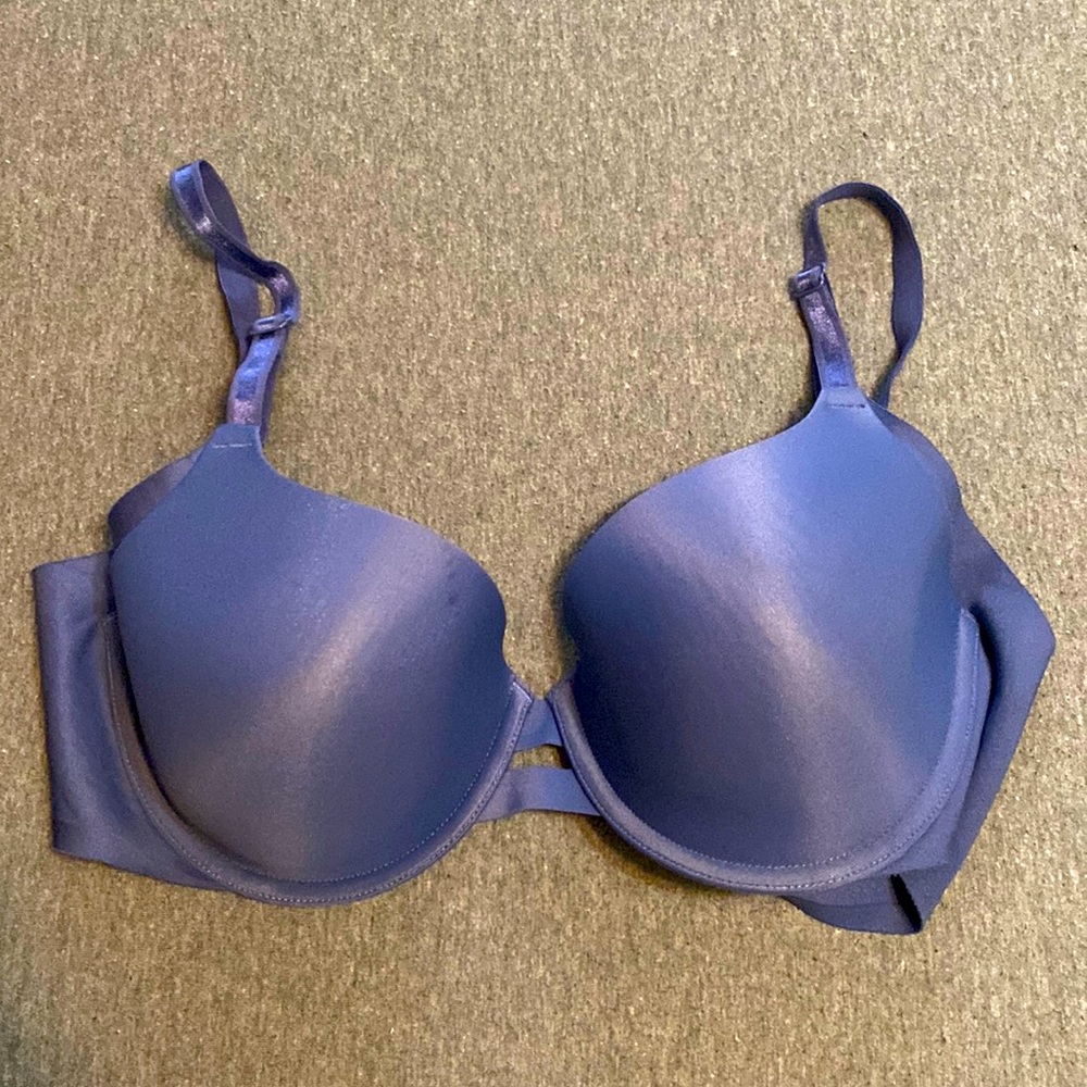 Warner’s slate blue bra